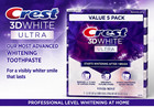 Crest 3d White Ultra Toothpaste 5 Pack Vivid Mint Whitening 26oz Fast Ship