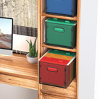Hanging File Organizer  Mesh File Folder Organizer File Crate File Cabinet Inser