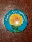 Vintage Golden Glow Margarine Dandelion Logo Pinback Advertising Button Pin 