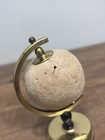 Antique Brass   Velvet Globe Form Pin Cushion