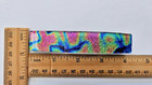 Fused Large Multicolor Handcrafted Dichroic Glass Genuine French Hair Barrette