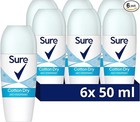Sure Cotton Dry Roll-on Deodorant - 6pk X 50ml