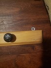 Wooden Wood Quilt Rug Tapestry Wall Hanger Holder Rack 3 Knobs 36  L X 2-1 4  W