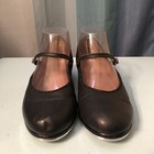 Bloch Techno Tap Shoes Black Leather Mary Jane Womens Size 8 5