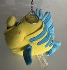 Disney s Vintage The Little Mermaid Flounder Beanie Pal Key Chain