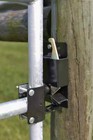 Heavy Duty Lockable Gate Latch 2-way For Farm Gates 1-5 8  To 2  Tubing