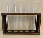 Wall Hanging Terrarium Planter With 5 Test Tubes wall Planters For Indoor Pla   