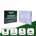 Uv Protected Baseball Cube Baseball Display Case Clear New 1  2  3  4  6  24  36