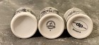Altenkunstadt Germany Black   White Porcelain Shot Glasses Porzella Bavaria