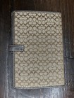 Authentic Coach Signature Jacquard Agenda Planner Organizer Cover