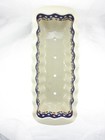 15  Boleslawiec Wiza Polish Pottery Mosquito Pattern Window Box Sill Planter