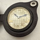 Sandoz Vuille 8 Day Car Clock 2 Inch Swiss In Case Ring Vintage Winding Watch