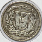 Dominican Republic 1961 10 Centavos Silver Coat Of Arms 194339 Combine Shipping