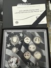 2013 Limited Edition Silver Proof Set Us Mint 8 Coins Ogp American Silver Eagle