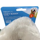 Vibrant Life Cozy Buddy Dog Chew Toy Goldfish 15 In  Large Squeaky Plush  2 Pack