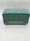 Vintage Antique Rca Victor Am Tube Radio Model 8-x-8l  Rare Blue Mid Century Mod