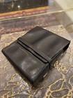 Dunhill Cigarette Genuine Leather Black Case Made In France  Excellent Condition