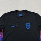 Nike England National Team Jersey Youth Boys Xl Black Soccer Dri-fit Crest