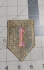 Wwii Us Army 1st Infantry Division Patch Cut Edge Big Red 1