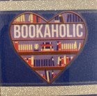 Book Lover Bookmark With Tassel - Laminated With Glitter Borders 6x2 