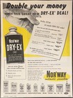 Norway Dry-ex   Peak Antifreeze   1950 Magazine Ad   Gas And Oil Advertising