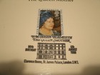 Limited Edition First Day Lithograph  Queen Mother  1980 Stamps