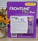 Frontline Plus For Dogs 45-88 Lbs 8 Monthly Doses New