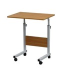 Rolling Laptop Desk Adjustable Notebook Computer Stand Bed Sofa Table Food Tray