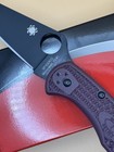 Spyderco C11bgbkp Delica 4 Knife Burgundy Micro Melt Pd1 Steel Sprint Run   read