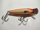 Vintage Pflueger Baby Palomine Rainbow Color - Wood Fishing Lure Glass Eyes