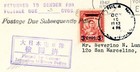 Philippines Nj1 On 10 10 42 Cvr  Upper And Lower Case Overprint Scarce Item