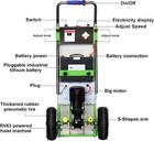 Electric Stair Climbing Hand Trucks Powered Stair Climber Dolly Cart   Batteries