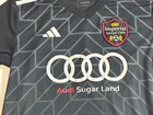 Adidas Aeroready Imperial Soccer Club Jersey Boys S Black Audi Sugar Land Sports