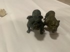  Original John W  Merriam Segars Cigar Advertising Bulldog Paperweights Lot Of 2