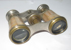 Antique French Paris   la Ville  Mother Of Pearl Opera Glasses