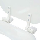 New Round Closed Front Enameled Wood Toilet Seat In White Durable   Wood Finish