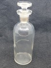 Antique Whitall Tatum Co Glass Apothecary Bottle Pharmacy Sunken Label Medicine