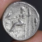 Alexander The Great Coin Ancient Greek Silver Drachm 323bc Zeus Kolophon