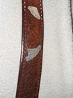 Old Leather Belt Eagle Tooled Colored Vintage Horse Wolf Owl Cowboy Size 38