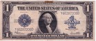 1923  1 One Dollar Silver Certificate Note-horse Blanket Large Size Banknote