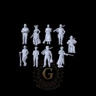 Wild West Townsfolk X9 Ho oo 1 87 Unpainted Model Railroad   Diorama Miniatures