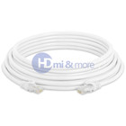 2x 25ft Cat6 Cable Ethernet Lan Network Cat 6 Rj45 Patch Cord Internet White
