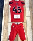 E j  Speed Game Worn     12 21 25 Houston Texans Nfl Jersey   Pants Set Vs Raiders