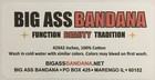 Big Ass Bandana Giant Extra Large Black Paisley Bandana 42x42 In