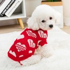 Pet Puppy Dog Cat Warm Sweater Vest Knitted Clothes Winter Coat Apparel Clothes