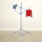 3-arm Folding Umbrella Style Laundry Dryer Clothes Drying Rack Outdoor Portable