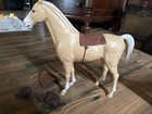 Vintage Louis Marx  thunderbolt  Horse Action Figure Toy Accessories Johnny West