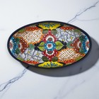 Oval Talavera Serving Platter   Hand-painted Mexican Dish
