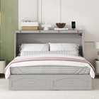 Full Queen Size Murphy Wall Bed With Storage Drawers Wood Murphy Chest Cabinets