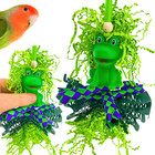 Bonka Bird Toys 2628 Lucky Frog Chew Forage Shred Parrot Cage Toy Cockatiel Pet